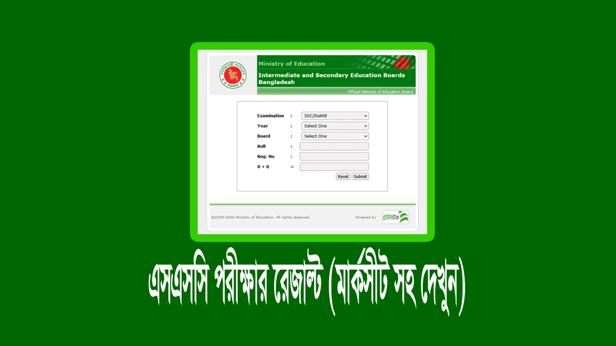 SSC Result 2026 with Marksheet: নাম্বার সহ এসএসসি রেজাল্ট