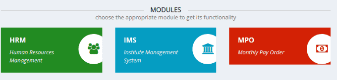 EMIS HRM module Dasboard Image