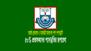 জ্যেষ্ঠ প্রভাষক ও সহকারী অধ্যাপক পদে পদোন্নতির রূপরেখা প্রণয়ন সভা