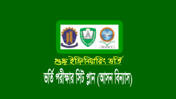 গুচ্ছ ইঞ্জিনিয়ারিং ভর্তি পরীক্ষার কেন্দ্র তালিকা ও সিট প্ল্যান