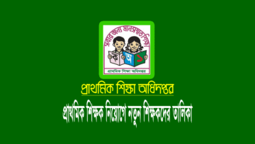 প্রাথমিক শিক্ষক নিয়োগের চূড়ান্ত ফলাফল প্রকাশ: নিয়োগ পেলেন যারা