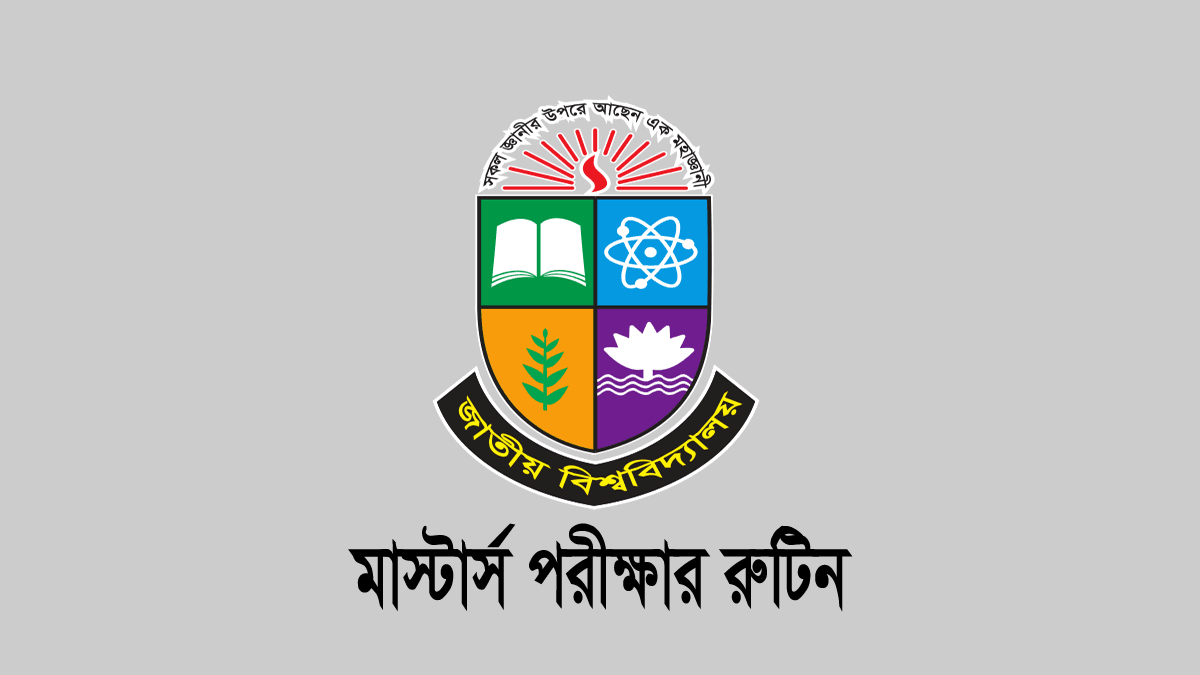 মাস্টার্স শেষ পর্ব পরীক্ষার রুটিন ২০২৬